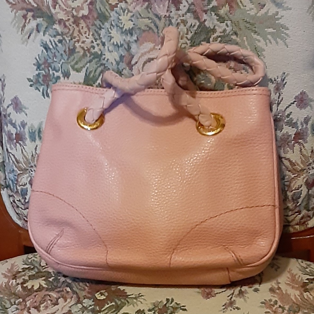Desmo Made in Italy Pink Mini Leather Handbag